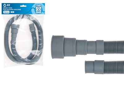 Шланг сливной для стиральной машины 1,5 ПЭ, AV Engineering AVE3403150
