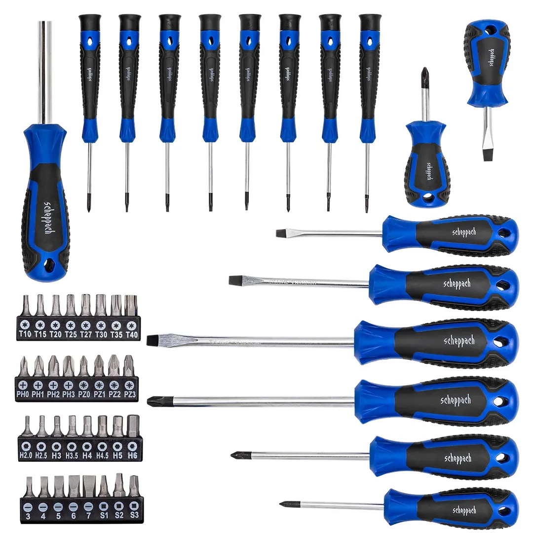 Набор отверток и бит 50 пр Scheppach Sch-7050B
