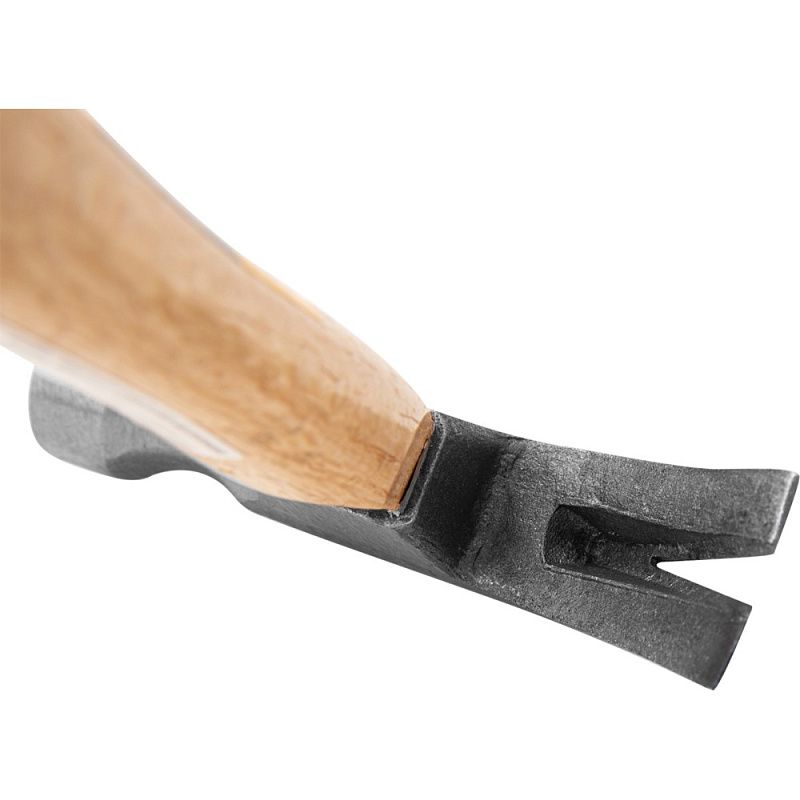 Молоток-гвоздодер Deli YS EDL5250, 0,5 кг, деревянная рукоятка