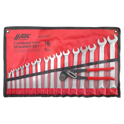 Набор комбинированных ключей 6-24 мм, пассатижи переставные 16 пр JBC JBC-5161P+1