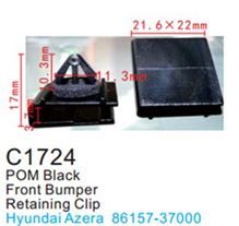 Клипса для крепления внутренней обшивки а/м Крайслер пластиковая 100 шт Forsage F-C1724(Chrysler)