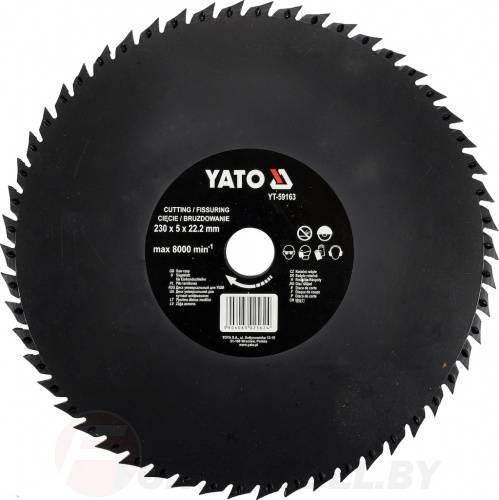 Диск-фреза универсальный для УШМ 230 мм. Yato YT-59163