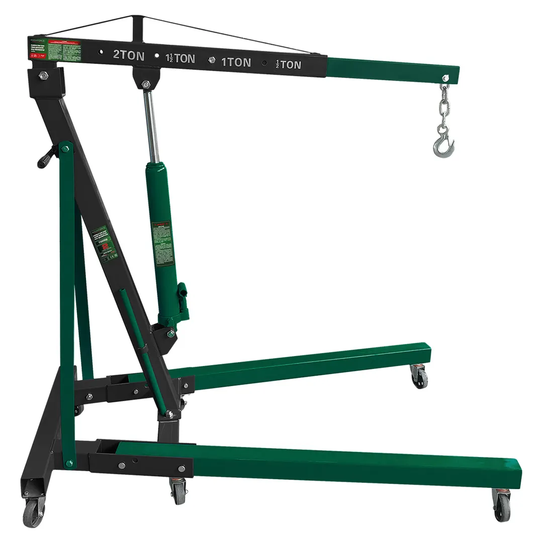 Кран гидравлический 2 т, h подъема 2200 мм складной RockForce RF-T32002