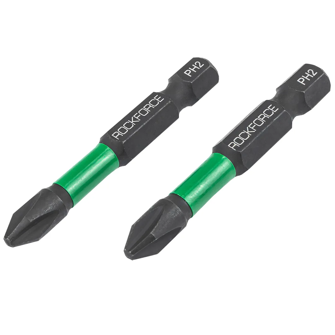 Набор торсионных бит PH2 1/4" 2 пр. 50 мм RockForce RF-38676