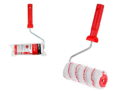 Валик POLYAMID 48-180мм с ручкой 8мм, покраска стен и фасадов, STARTUL PROFI ST0232-18R