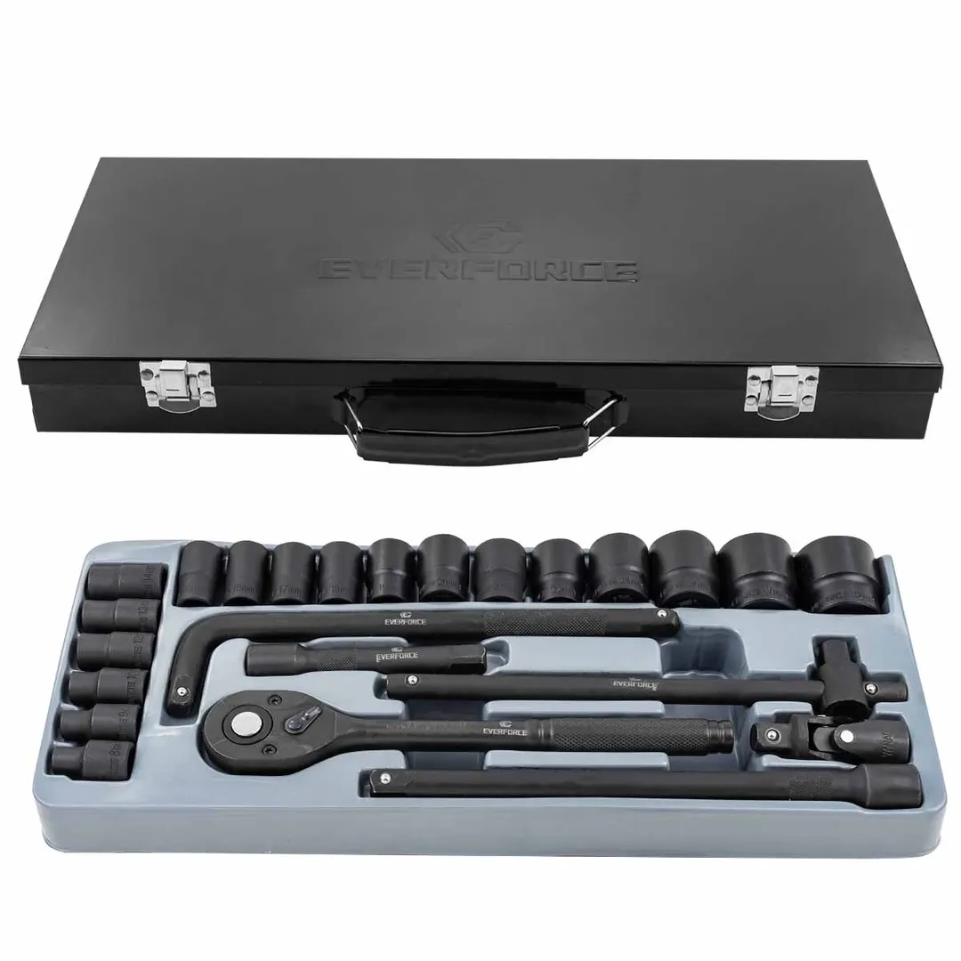 Набор ударных инструментов 24 пр. 1/2'' 6-гр. EVERFORCE EF-4245B-5MPB