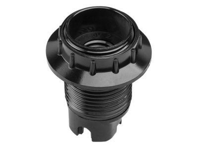 Патрон Е14 карболитовый с кольцом, черный Юпитер JP7700-05