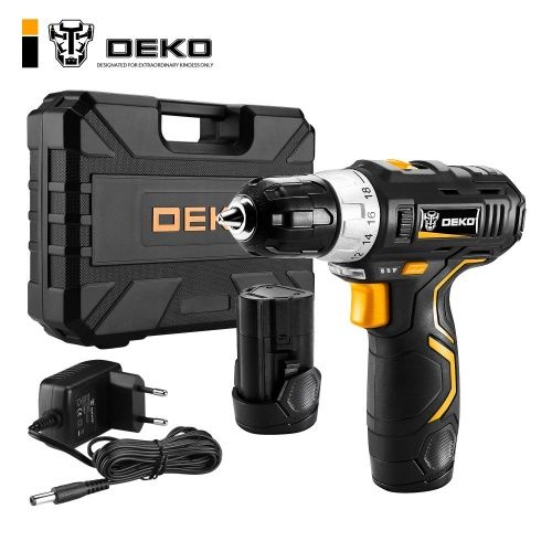 Дрель-шуруповерт аккумуляторная GCD12DU3 SET 3 DEKO 063-4097