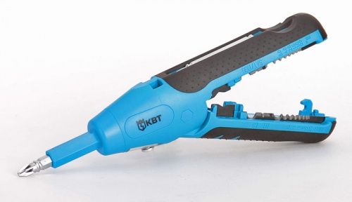 Многофункциональный стриппер-отвертка с индикатором напряжения КВТ WS-05