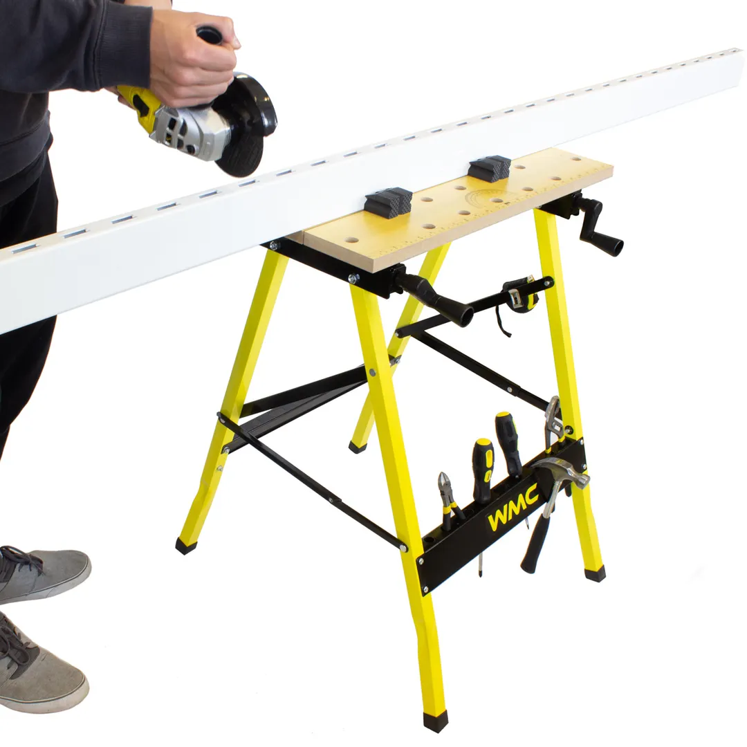 Верстак столярный металлический с разводной столешницей 605x635x785 мм, до 100 кг WMC TOOLS WMC-TG6101044