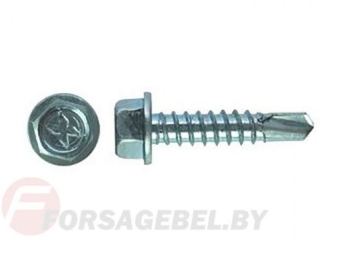 Саморез для фасадных систем цинк, DIN 7504-K Starfix