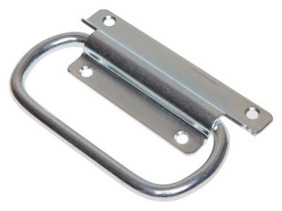 Ручка откидная, белый цинк. Starfix SMP-55696-1