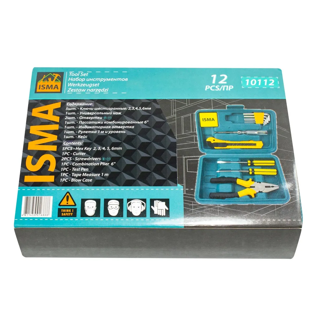Набор инструментов 12 пр. ISMA ISMA-10112