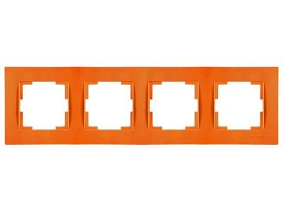 Рамка 4-ая горизонтальная оранжевая, RITA, Mutlusan 22208001406
