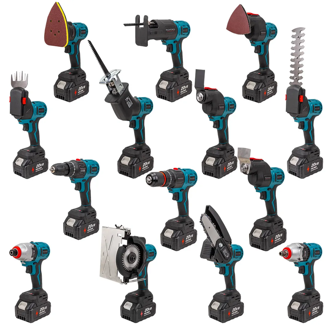 Набор инструментов аккумуляторных многофункциональный RockForce RF-JCB-18MT-B