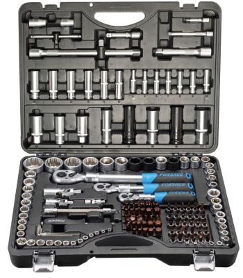 Набор инструмента 150+6 пр. 1/4'',3/8''&1/2'' 6-гр. Forsage F-41501-5 PREMIUM