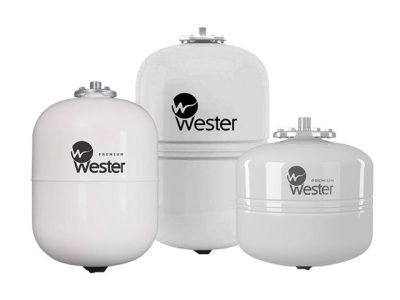 Бак мембранный для ГВС Premium WDV 18 нерж. контрфланец Wester WDV18P