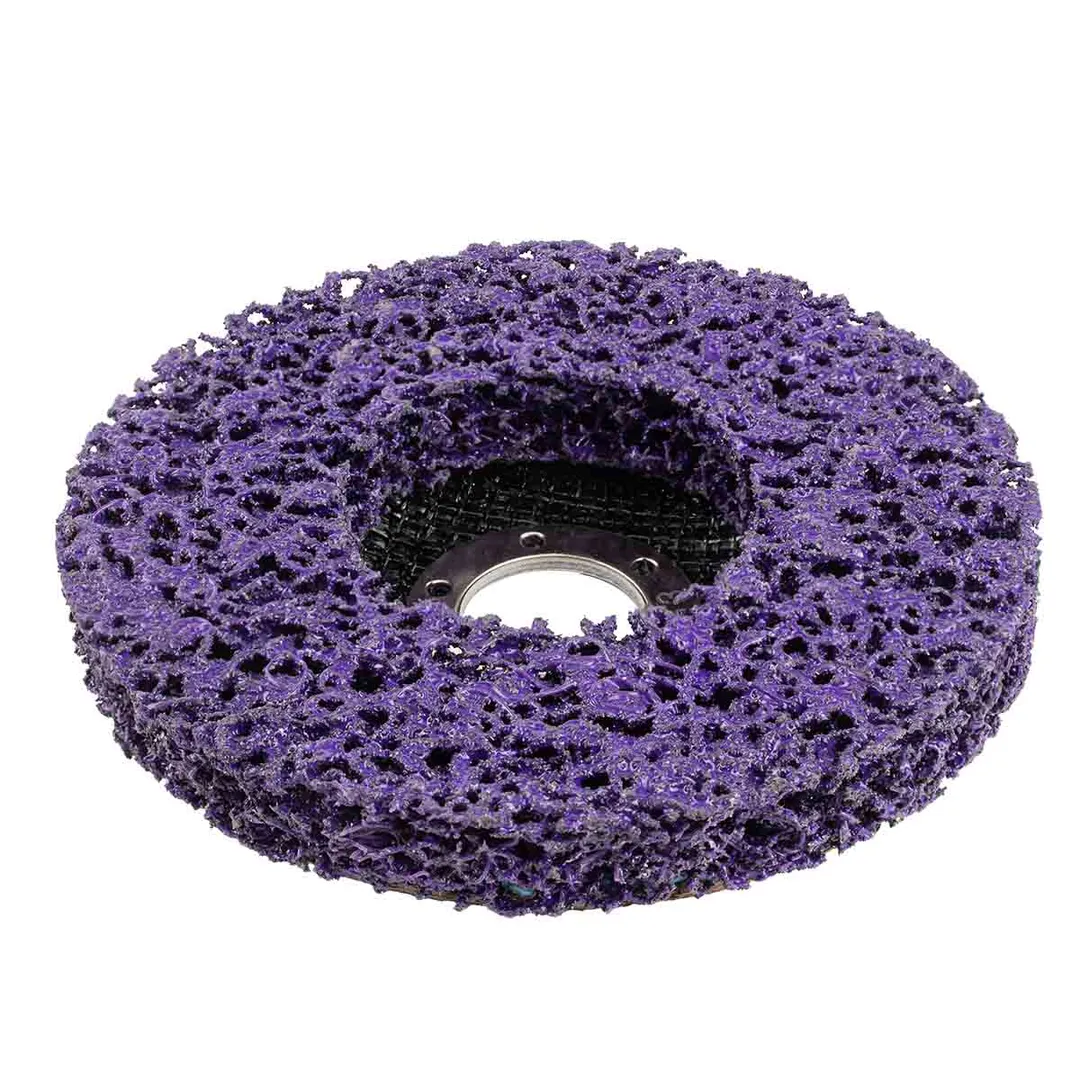 Круг абразивный зачистной 115х22.2 мм фиолетовый max об/мин 11000 RockForce RF-BD115P