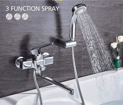 Смеситель для ванны, латунь, хром Ledeme L2230