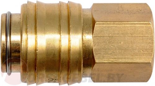 Быстросъёмное соединение с клапаном, "мама"-внутр. резьба 3/8" (латунь) Yato YT-24093