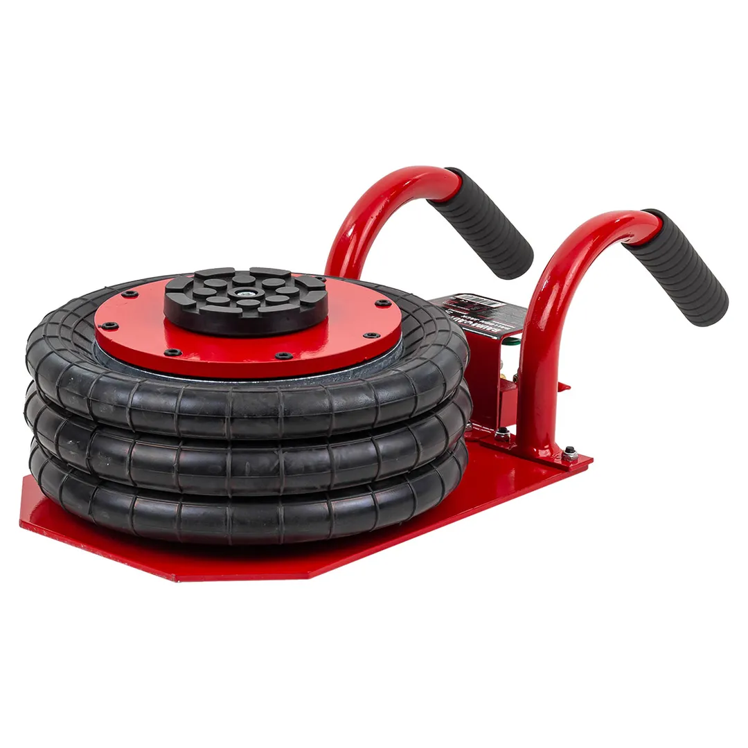 Домкрат подкатной пневматический 3,5 т 6-12bar, 135-420 мм, 3 подушки, Ø270 мм BaumAuto BM-YHQD-3WT-270B