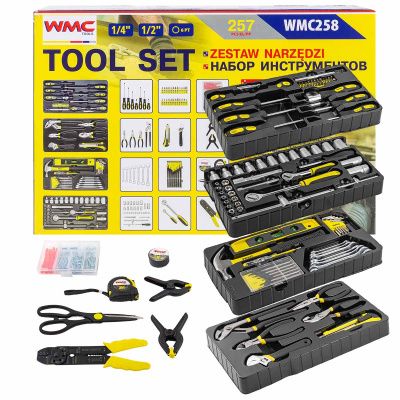 Набор инструментов 257 пр. WMC TOOLS WMC-WMC258