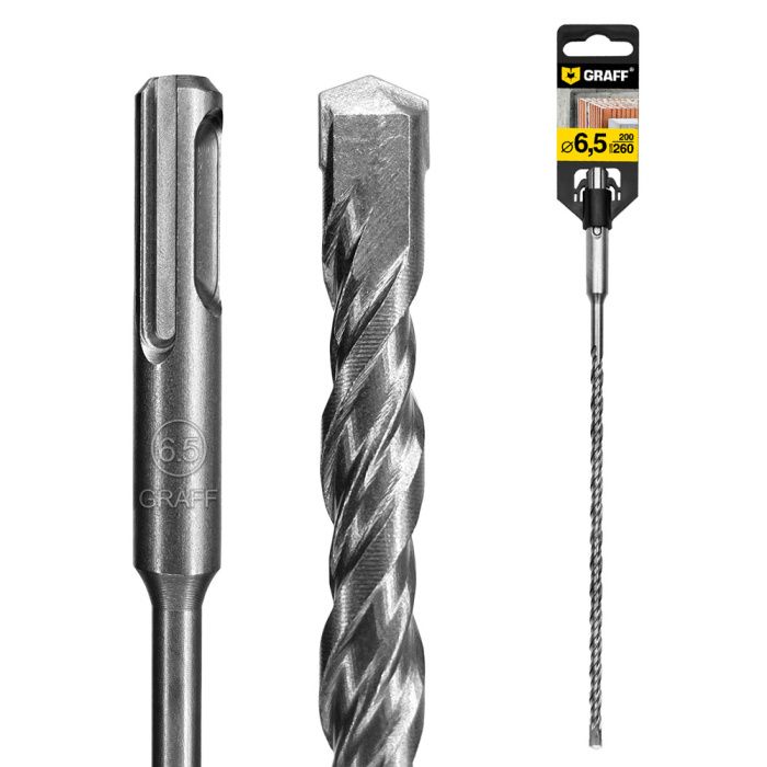 Бур (сверло) по бетону SDS-plus GRAFF