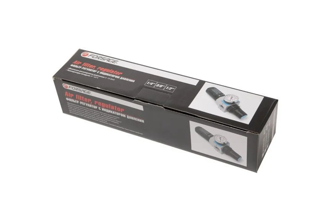 Фильтр-регулятор с индикатором давления для пневмосистем ''Profi'' 3/8'' Forsage F-EW4000-03