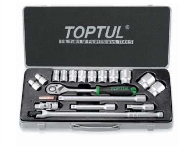 Набор инструментов 18 пр. 1/2'' Toptul GCAD1802