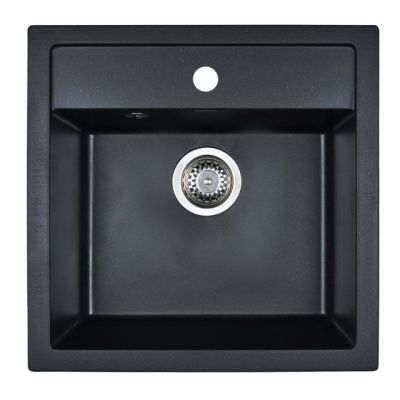 Мойка кухонная из мраморной крошки, onyx, Wisent W510-25