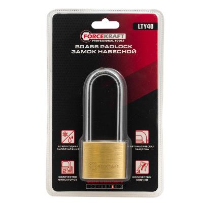 Замок навесной ForceKraft FK-LTY40