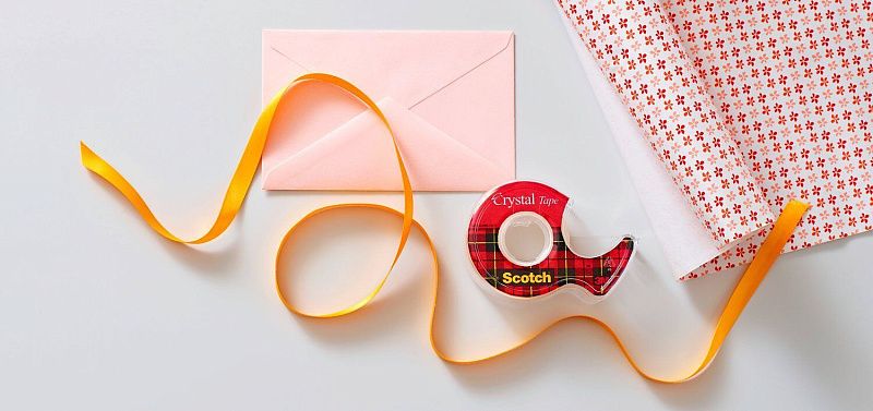 Клейкая лента Scotch "Crystal" в диспенсере, 19x7.5 мм/м