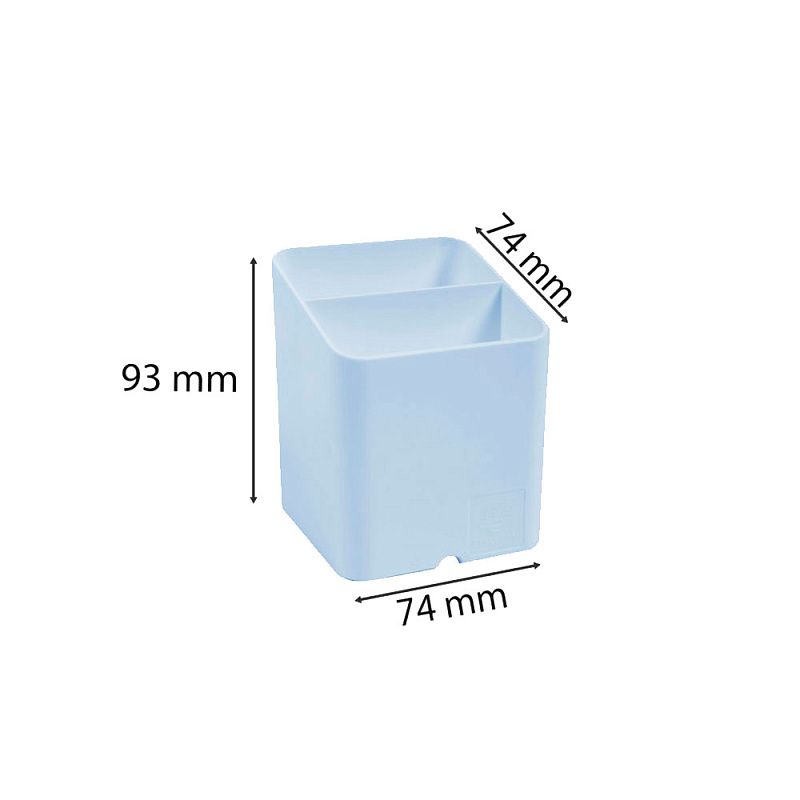 Подставка для канцелярских мелочей "Aquarel", голубая пастель