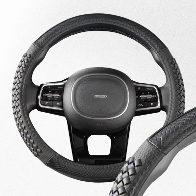 Оплетка экокожа M Combo-11 Черная SKYWAY S01102471