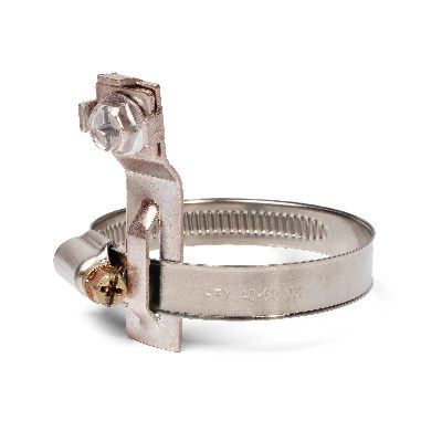 Хомут заземления из нержавеющей стали, 10 шт УХЗ (INOX) (110-130)/W2 Fortisflex 83249