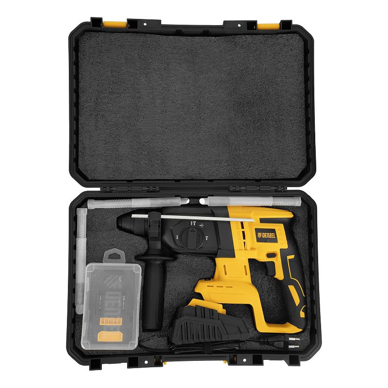 Перфоратор аккумуляторный бесщет. RHH-BL-20-28, 3 Дж, Li-Ion, 20 В Denzel 26707