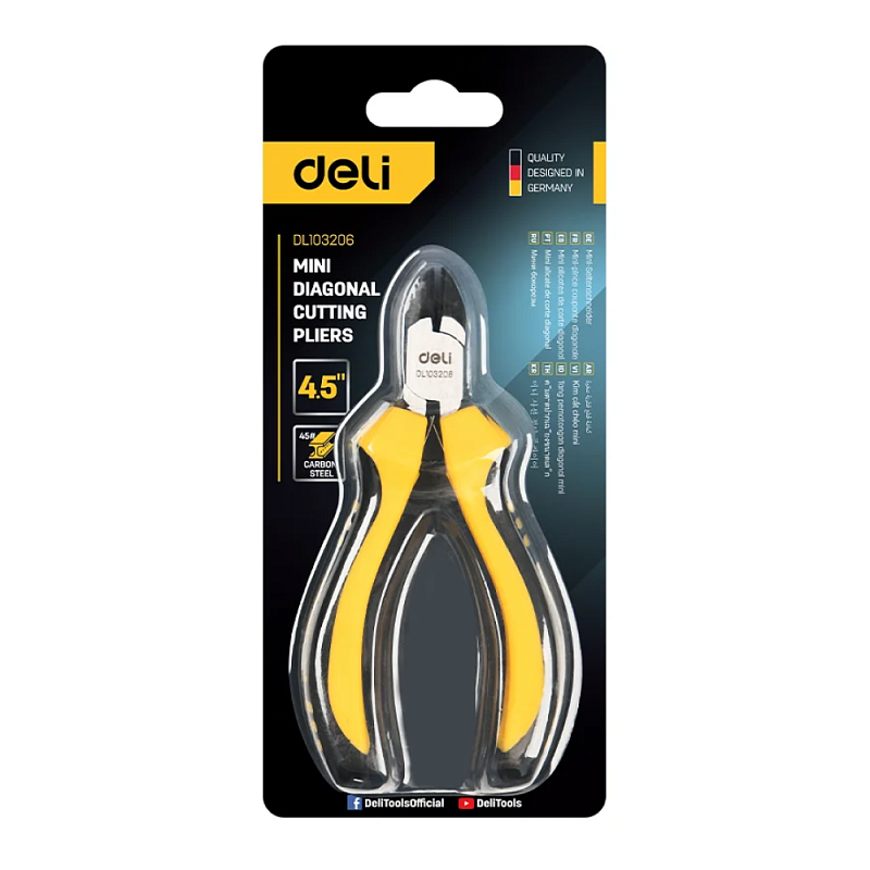 Мини-бокорезы 110 мм Deli YS EDL103206