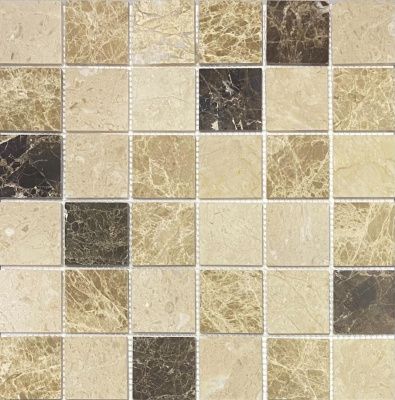 Мозаика Mix Emperador 48-4T, FK Marble 35830