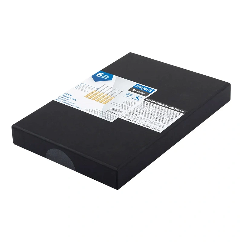 Набор фигурных стамесок 6 пр Scheppach Sch-25570