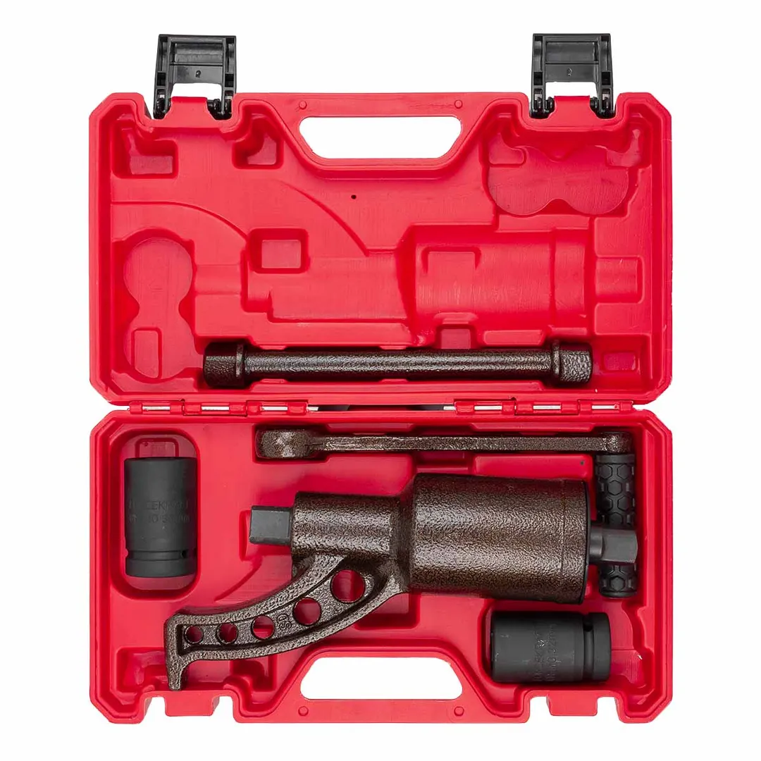 Гайковерт ручной с редуктором 1'', головки 32, 33 мм, L270 мм, 1:68, 6200 Нм ForceKraft FK-3411384 HS