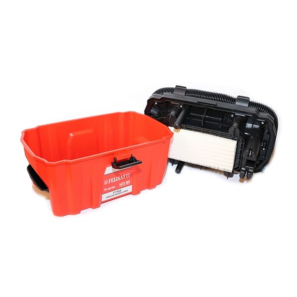 Аккумуляторный пылесос (картон, без аккум.), 18 В, 14А, бак 10 л, 15 мбар, бесщеточный двигатель Felisatti FT1656 Felisatti