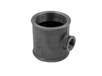 Тройник ред. 1"х3/4" черн., AV Engineering AVEC431000134