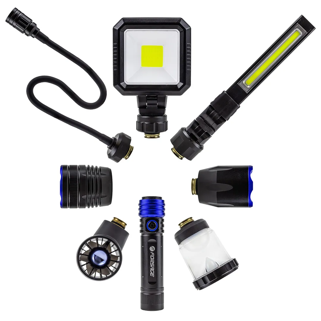 Фонарь портативный светодиодный аккумуляторный Forsage F-TH2017