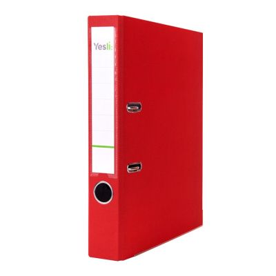 Папка-регистратор "Yesli:", А4,  50 мм, ПВХ, красный