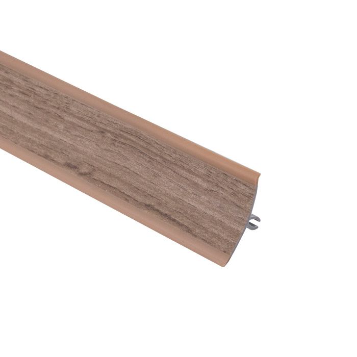 Плинтус ПВХ к столешнику LР дуб гамильтон натуральный (184) (1шт=3м.п.) EL-MECH-PLAST 84381