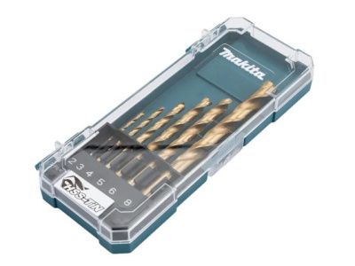 Набор сверл по металлу 2-8 мм HSS-TiN Economy 6 пр Makita D-72833