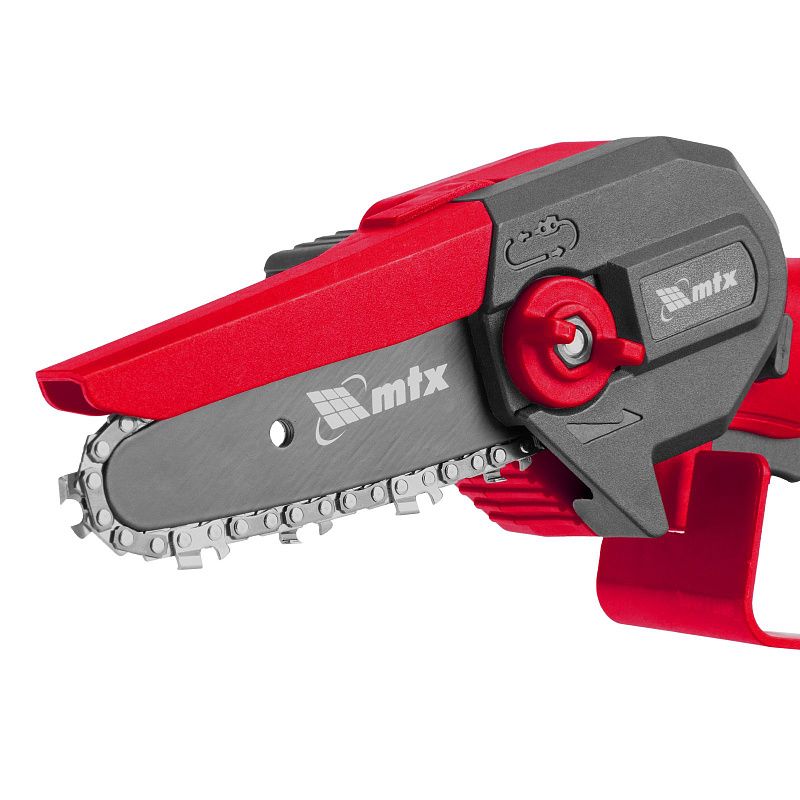 Цепная мини-пила аккумуляторная, MCS-100, шина 100 мм, Li-Ion, 20 В MTX 58640