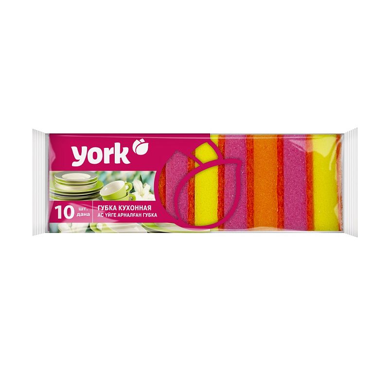 Губка кухонная для мытья посуды "York Maxi"