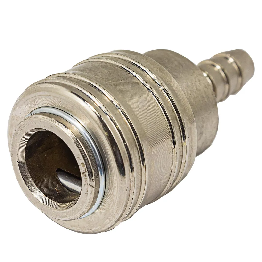 Быстроразъем пневматический с клапаном, "мама"-"елочка" 8 мм ForceKraft FK-SE1-3SH