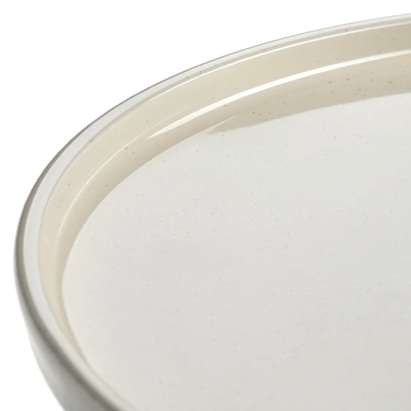 Тарелка керамическая "ROMA", 27 см, кремовый